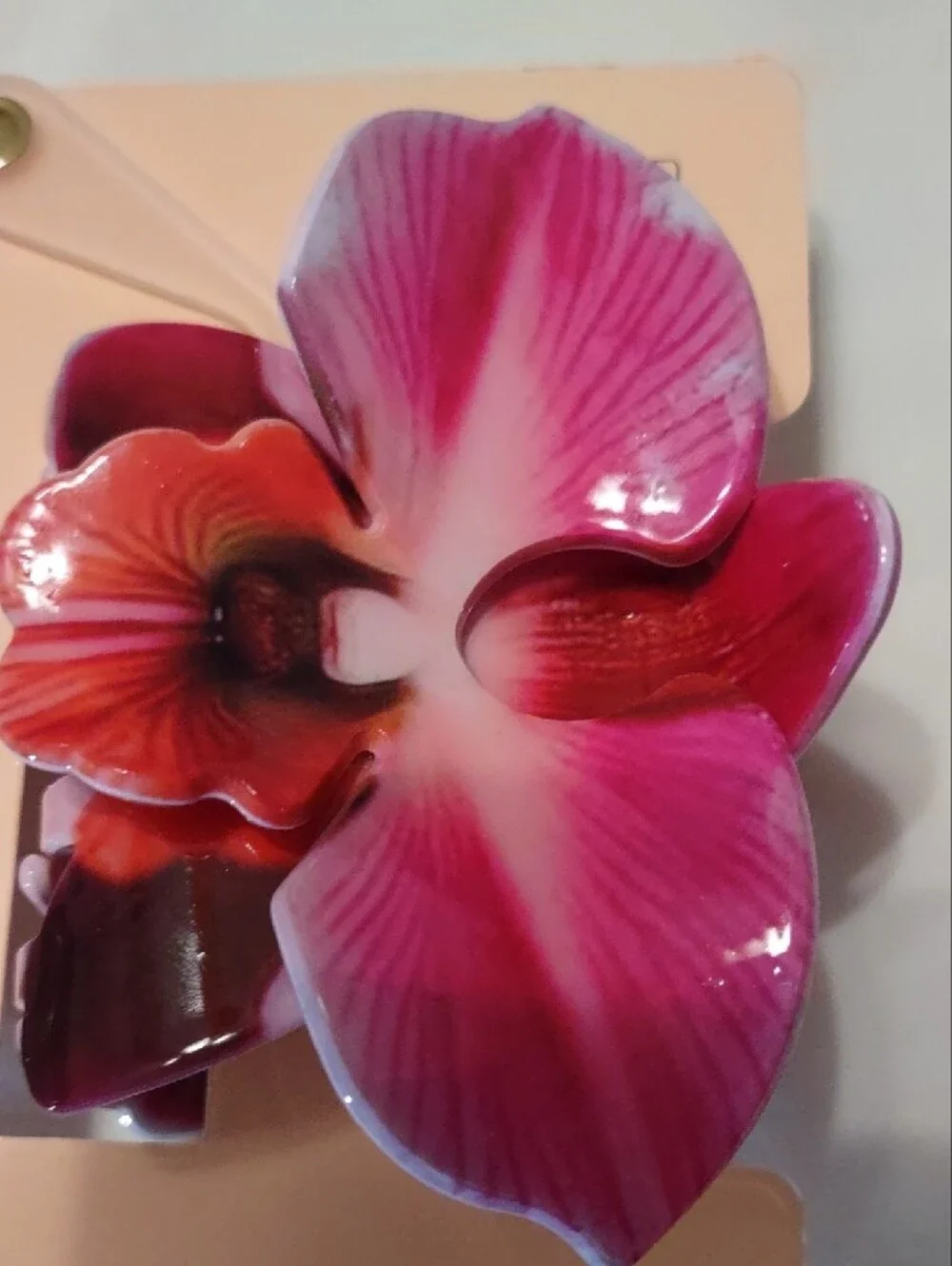 Piper K NWT Orchid Flower Hair Claw Clip Set 2 Pack Tropical Summer